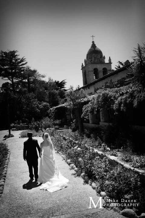 Carmel Mission Basilica photography wedding Mike Danen