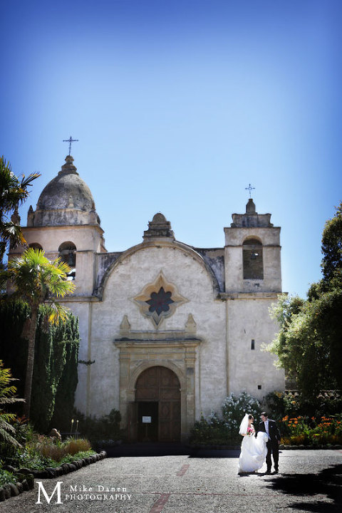 Mission Carmel Basilica wedding photographer Mike Danen