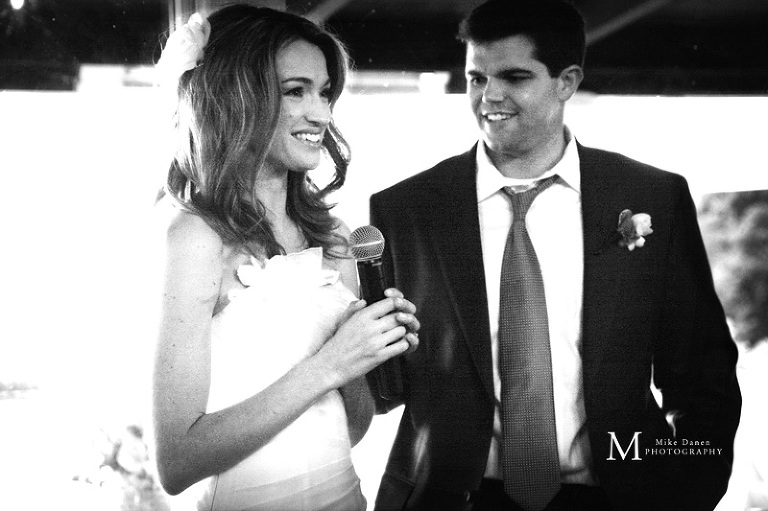 wedding toast at Kennolyn Hilltop Hacienda