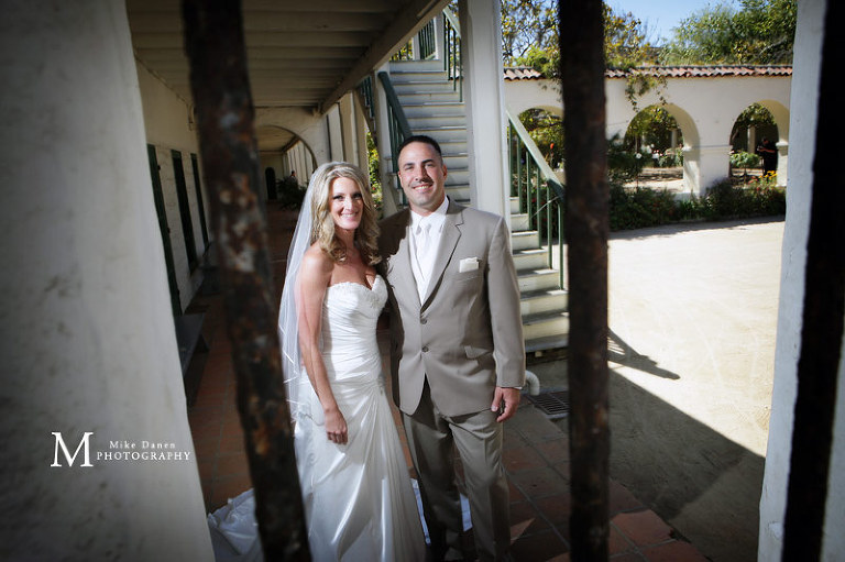 Heidi and Damien at the Memory Gardens