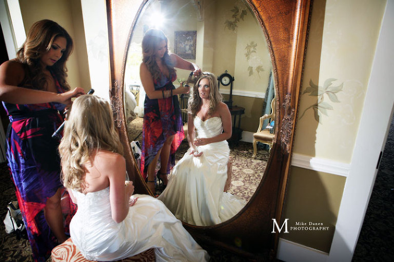 Bridal preparations at the Perry House