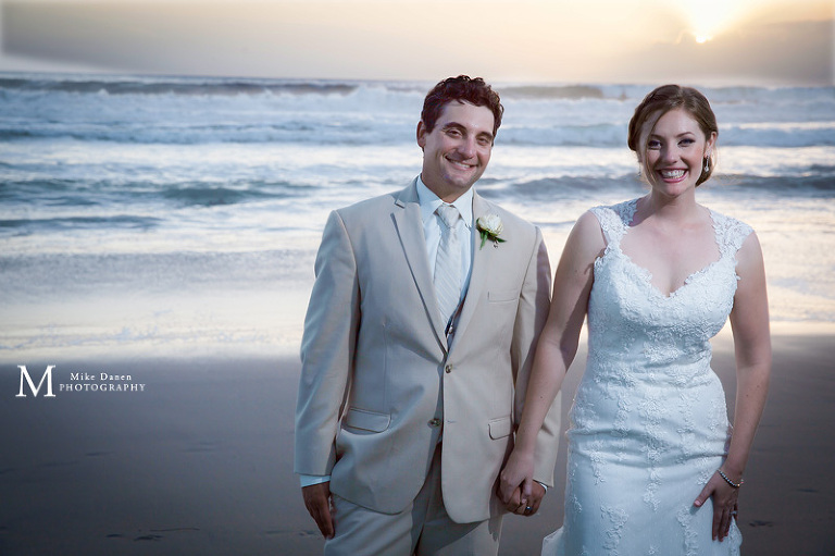 Seascape Beach bride and groom